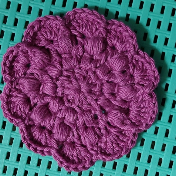 Crochet Super Scrub Facial Rounds▪︎Set of 3 - Picture 4 of 5